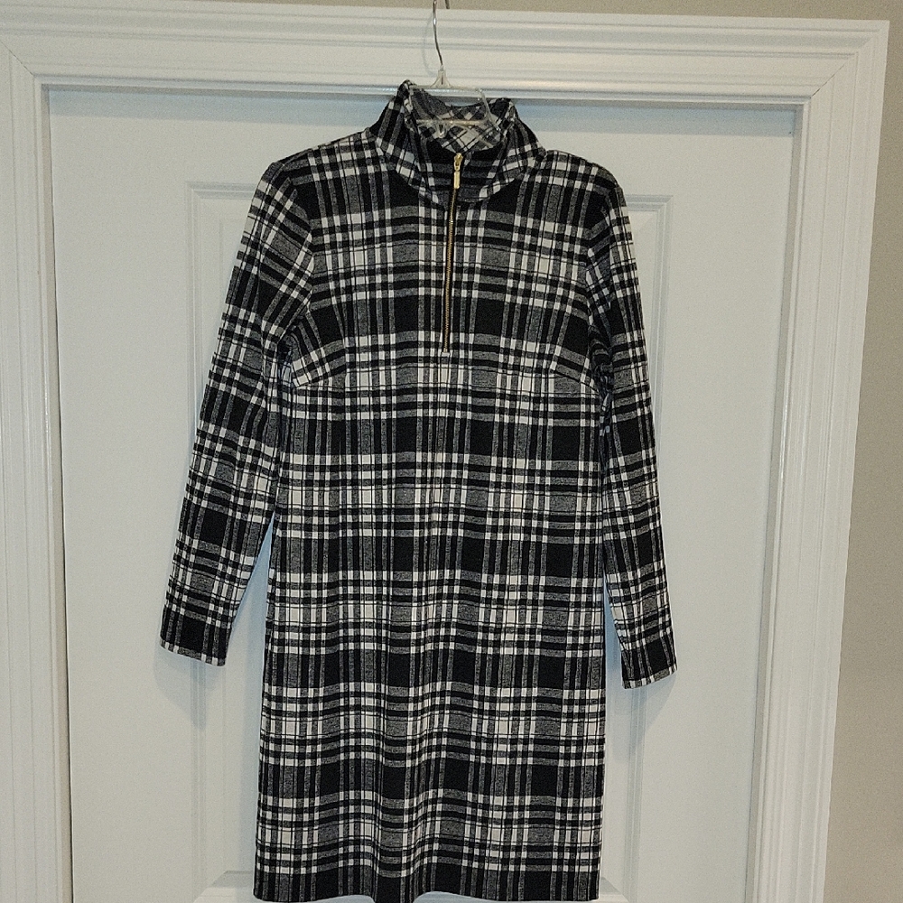 Talbots Women's Plaid Flannel Dress